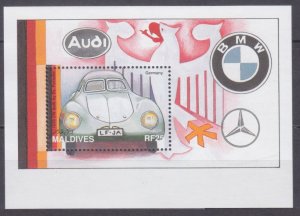 1996 Maldive Islands 2835/B383 Cars - Porsche 5,00 €