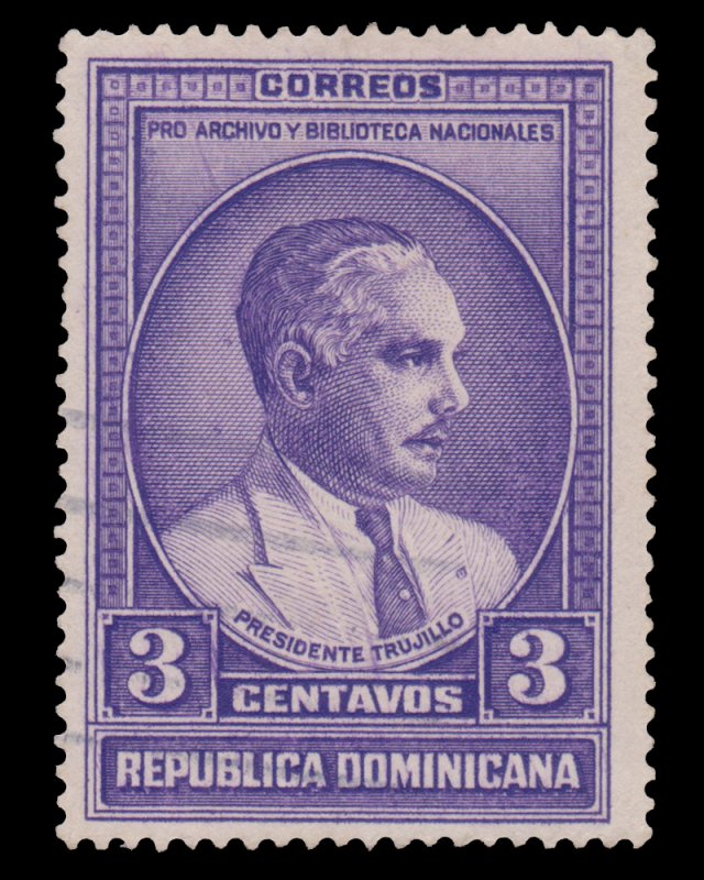 STAMP FROM DOMINICAN REPUBLIC. SCOTT # 313. YEAR 1936. USED. # 1