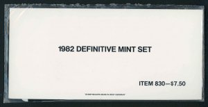 USA 1982 Definitive Year Set Mint (NH) USPS Sealed