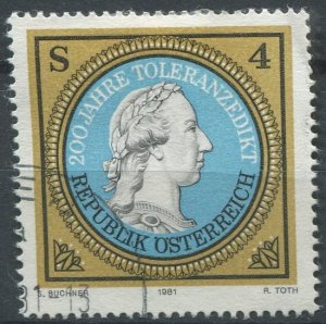 Austria Sc#1192 Used, 4s multi,  (1981)