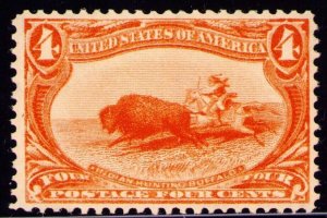 US Stamps-Sc# 287 - 4¢ Trans Mississippi Issue 1898 - MNH