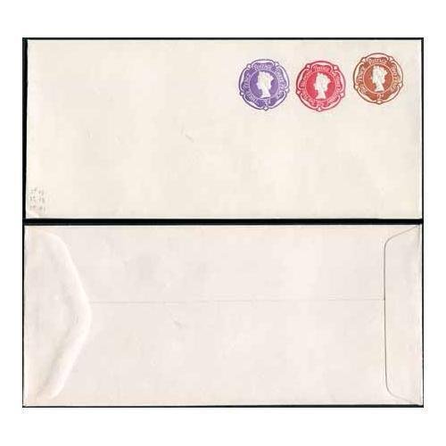 ESCP965 QEII 2d and 2 1/2d and 3d Stamped to Order Envelope Mint