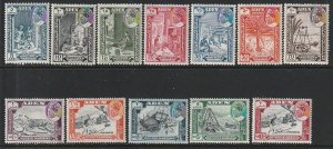 1963 Aden (Quaiti) - Sc 41-52 - MNH VF - 12 single - Sultan Awadh Quaiti