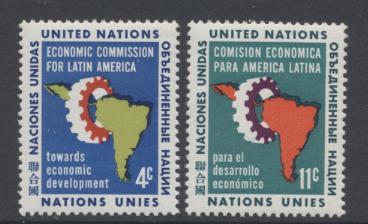 93-94 United Nations 1961 Latin America Commission MNH