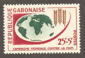 Gabon Scott B5 MNHOG - 1963 Freedom From Hunger Issue - SCV $1.00