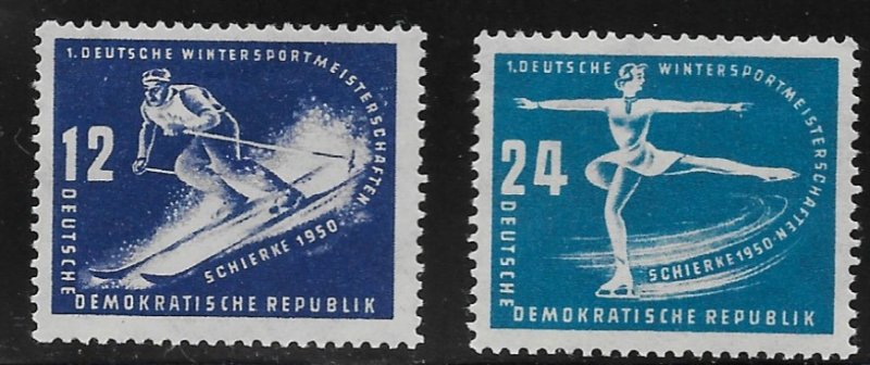 Germany DDR - Scott #51-52 - F- VF - Mint Never Hinged (NH)