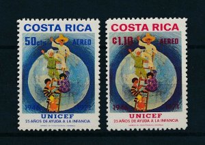 [104350] Costa Rica 1972 25 years UNICEF  MNH