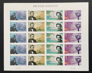 Scott 4541-4544 AMERICAN SCIENTISTS Pane of 20 US Forever Stamps MNH 2011