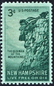 SC#1068 3¢ New Hampshire Single (1955) MNH