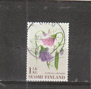 Finland  Scott#  1308  Used  (2008 Sweet Peas)