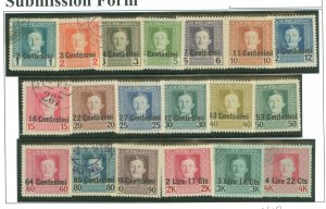 Italy #N1-N19  Single (Complete Set)