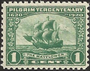 # 548 Mint Never Hinged Green The May Flower