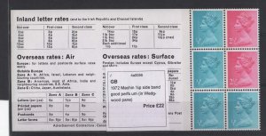 GB 1972 Machin ½p side band good perfs unmounted mint (in Wedgwood pane)