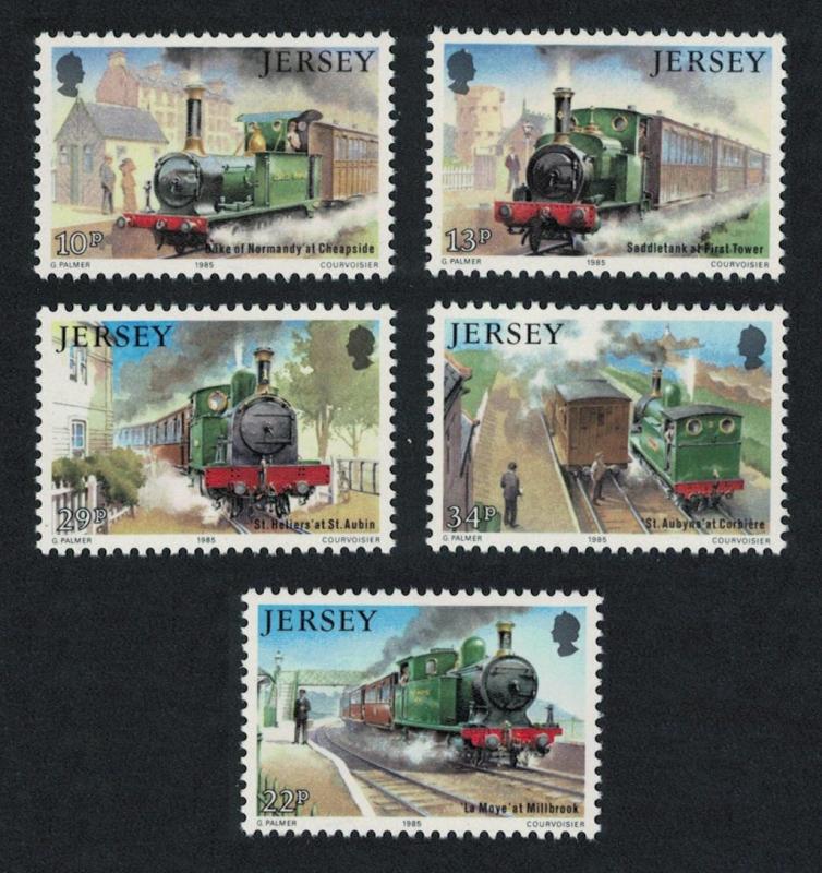 Jersey Rail History 2nd series Jersey Western Railway 5v SG#365-369