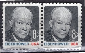 USA; 1971: Sc. # 1394:  Used Single Se-Tenant Stamps