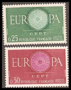 France 970-971 Mint VF NH