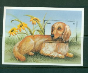 Nevis #1204 (2000 Dachshund Dog sheet) VFMNH CV $4.25