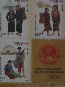 VIETNAM-2005-SC3258, 54 ETHNIC GROUPS IN VIETNAM-MNH SHEET VF-IN LOVELY FOLDER