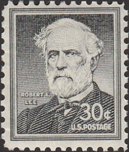 # 1049a MINT NEVER HINGED ( MNH ) DRY PRINT ROBERT E. LEE    