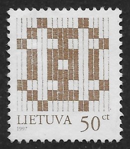 Lithuania #582 50c Double Barred Crosses