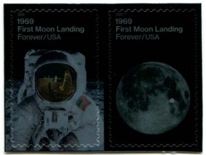 5400a US (55c) Moon Landing Anniv SA, MNH pair