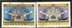 Portugal; 1961: Sc. # 873-874: Used Cpl. Set