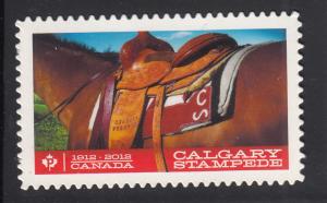 Canada 2012 MNH Sc 2547i (P) Saddled rodeo horse die cut to shape ex-booklet