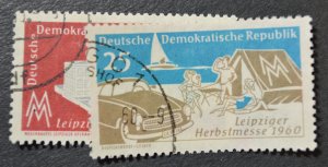 DDR Sc # 514-515, VF Used