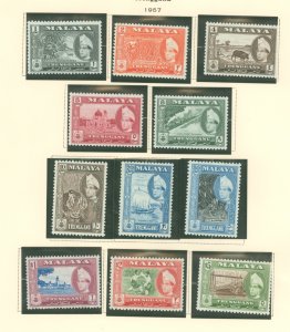 Trengganu #75-85  Single (Complete Set)