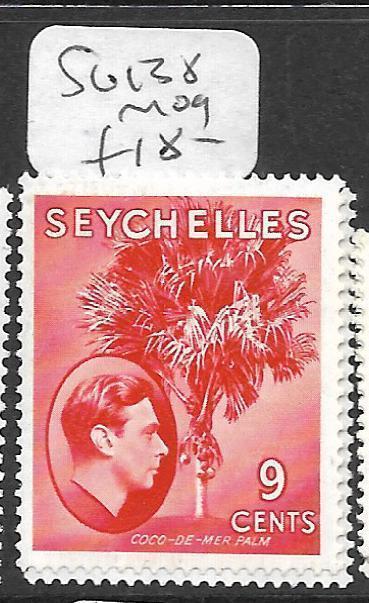 SEYCHELLES  (PP2009B) KGVI  9C TREE SG138     MOG