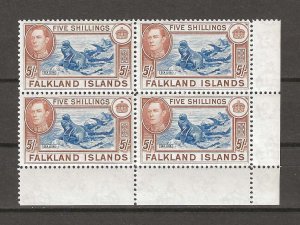 FALKLAND ISLANDS 1938/50 SG 161 MNH Cat £640