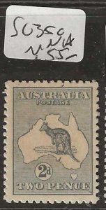 AUSTRALIA   SG35C    2D    KANGAROO   MNH  P0106H
