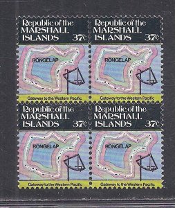 MARSHALL ISLANDS SC# 46  B/4    FVF MNH