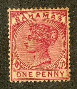 BAHAMAS 27 MH SCV $9.00 BIN $3.75 ROYALTY