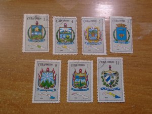 Cuba  #  1138-44  used