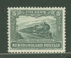 Newfoundland #176 Mint (NH) Single (Train)