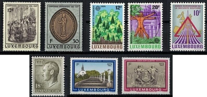 LUXEMBOURG 1985-1986 - Complete sets MNH (10 scans)