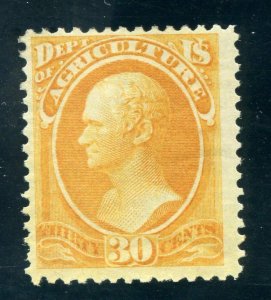 US SCOTT #O9, Mint-F-VF-OG-H SCV $550 (DFP 2/2/20)