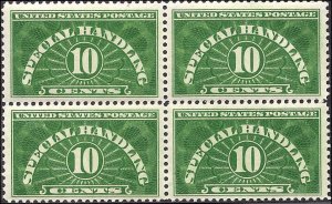 QE1b Mint,OG,NH... Block of 4... SCV $17.00