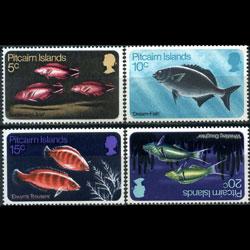 PITCAIRN 1970 - Scott# 114-7 Fish Set of 4 NH