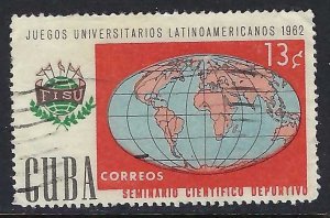 Cuba 756 VFU MAP R786-2