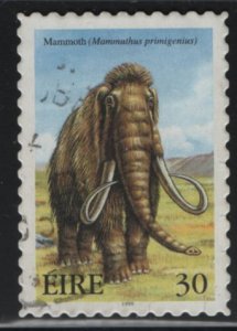 Ireland 1999 used Sc 1210 30p Mammoth - self-adhesive - Extinct Irish Animals