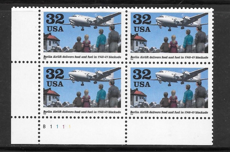 #3211 MNH Plate Block