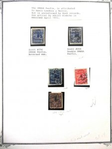 EDW1949SELL : MEXICO An Amazing 24 pages Old Time Exhibit collection of 1895-98