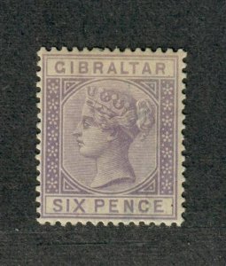 Gibraltar Sc#18 M/H/VF, Cv. $145