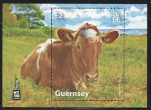 Guernsey Sc 1344 2016 Guernsey Cow stamp sheet mint NH