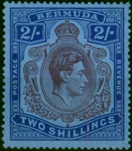 Bermuda 1940 2s Deep Reddish Purple & Ultramarine-Grey Blue SG116a Fine & Fre...