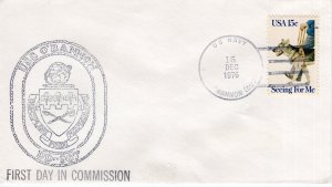 USS O'BANNON DD-987 - US NAVY  1976  FDC17599