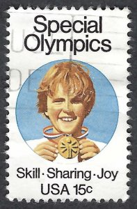 United States #1788 15¢ Special Olympics (1979). Used.