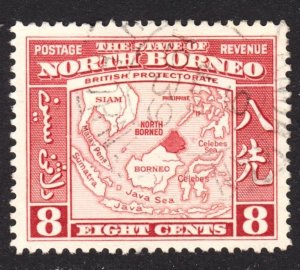 North Borneo Scott 198 VF used. Lot #C.  FREE...